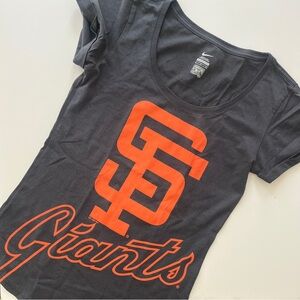 Nike Black Tee with Orange Giants Logo